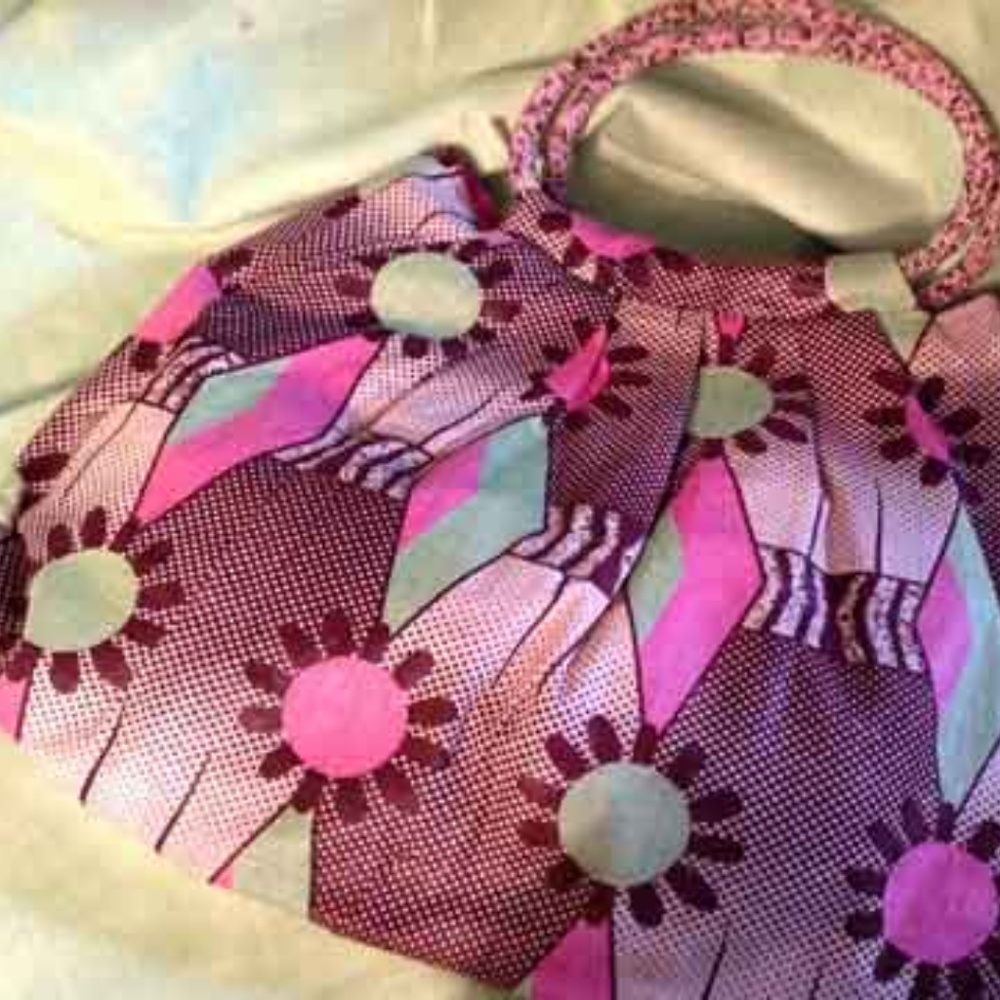 African Print Purse - Brand New